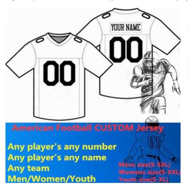 American Football CUSTOM Jersey All 32 Team Customized Any Name Number Size -5XL Mix Order Men Women Youth Kids Stitched jerseys, Any color
American Football CUSTOM Jersey All 32 Team Customized Any Name Number Size -5XL Mix Order Men Women Youth Kids Stitched jerseys, Any color
