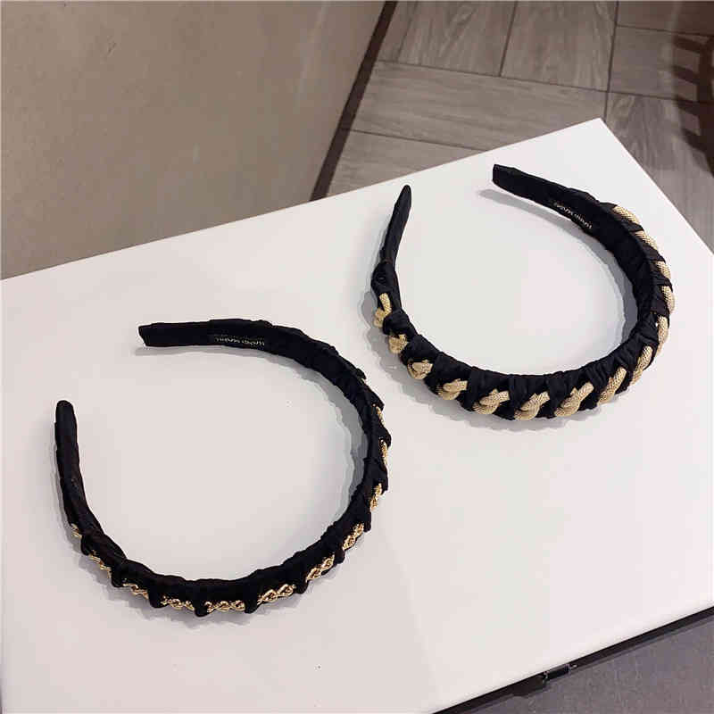 Hair Accessories Jewelry Hoop Korea East Gate Small Fragrance Metal Chain pin, Versatile and Fashionable Outgoing Buckle