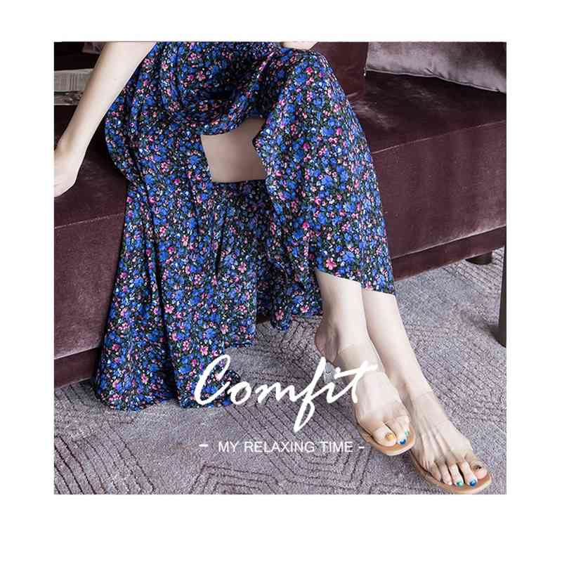 Floral Print Summer Dress Vintage Puff Short Sleeve Sexy Hollow back Beach Women Split Long Robe Vestidos 210519