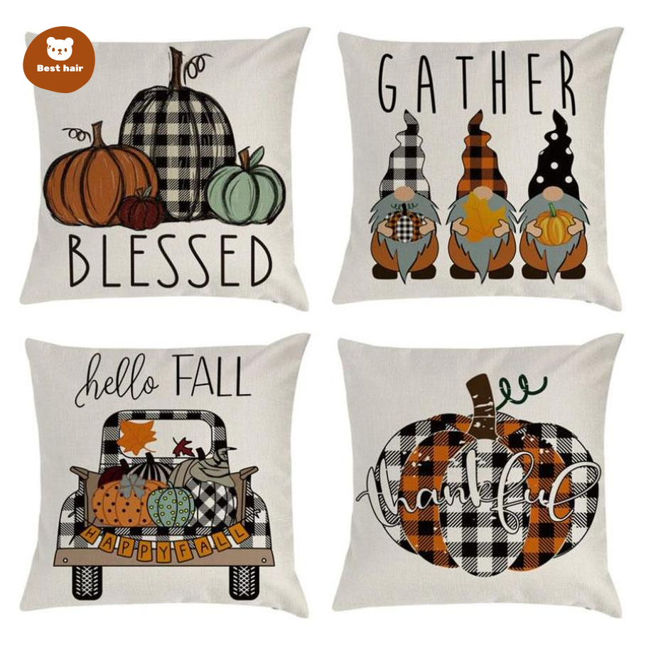 Fall Pillow Covers 45*45cm Fall Thanksgiving Plaid Gnomes Pumpkin Outdoor Decorative Throw Pillow Case Autumn Cushion CCD
Fall Pillow Covers 45*45cm Fall Thanksgiving Plaid Gnomes Pumpkin Outdoor Decorative Throw Pillow Case Autumn Cushion CCD