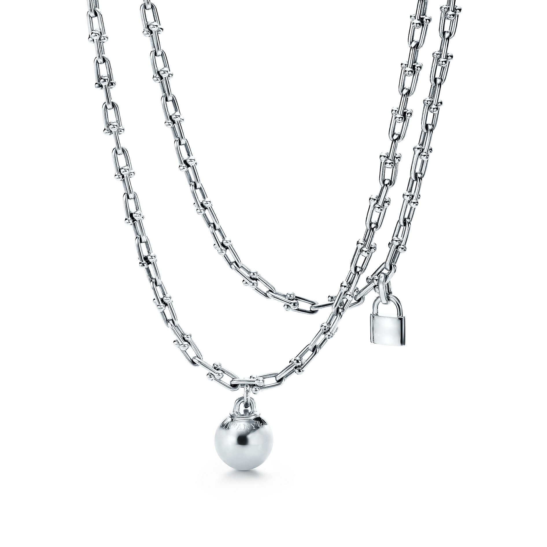 tiff Women's Sterling Silver Necklace 925 Hardwear Series Chain Link Talisman Small U-Type Luxury Brand Jewelry286G
tiff Women's Sterling Silver Necklace 925 Hardwear Series Chain Link Talisman Small U-Type Luxury Brand Jewelry286G