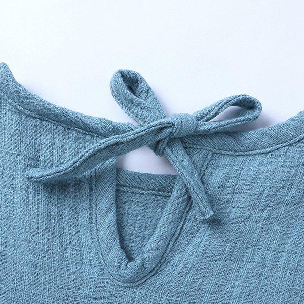 unisex kids short sets baby boys summer clothes girls boutique clothing newborn cotton linen shirts bloomers shorts 2pc toddler
