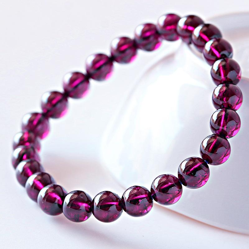 Beaded, Strands 8" 7A 6-10mm Brazilian Claret-red Garnet Round Beads Stretch Bracelet
Beaded, Strands 8" 7A 6-10mm Brazilian Claret-red Garnet Round Beads Stretch Bracelet
