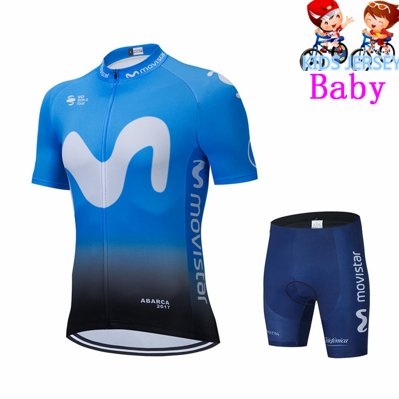 Movistar New Kids Cycling Jersey 2021 Bike Jersey Shorts Boys Road Mountain MTB Bicycle Clothes Maillot Ciclismo Summer X0503, Jersey 7
Movistar New Kids Cycling Jersey 2021 Bike Jersey Shorts Boys Road Mountain MTB Bicycle Clothes Maillot Ciclismo Summer X0503, Jersey 7