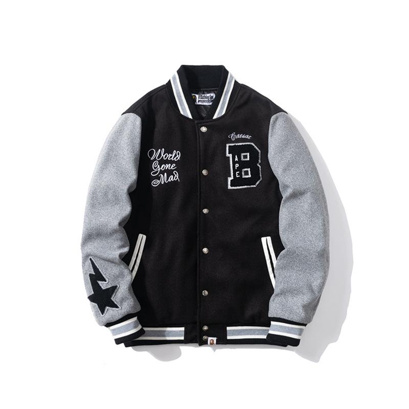Men's Jackets 2021 Fashion Spring&Autumn LA Embroidery Women's Baseball Jacket Coat Unisex Couple High Street Bomber Harajuku Style, Black
Men's Jackets 2021 Fashion Spring&Autumn LA Embroidery Women's Baseball Jacket Coat Unisex Couple High Street Bomber Harajuku Style, Black