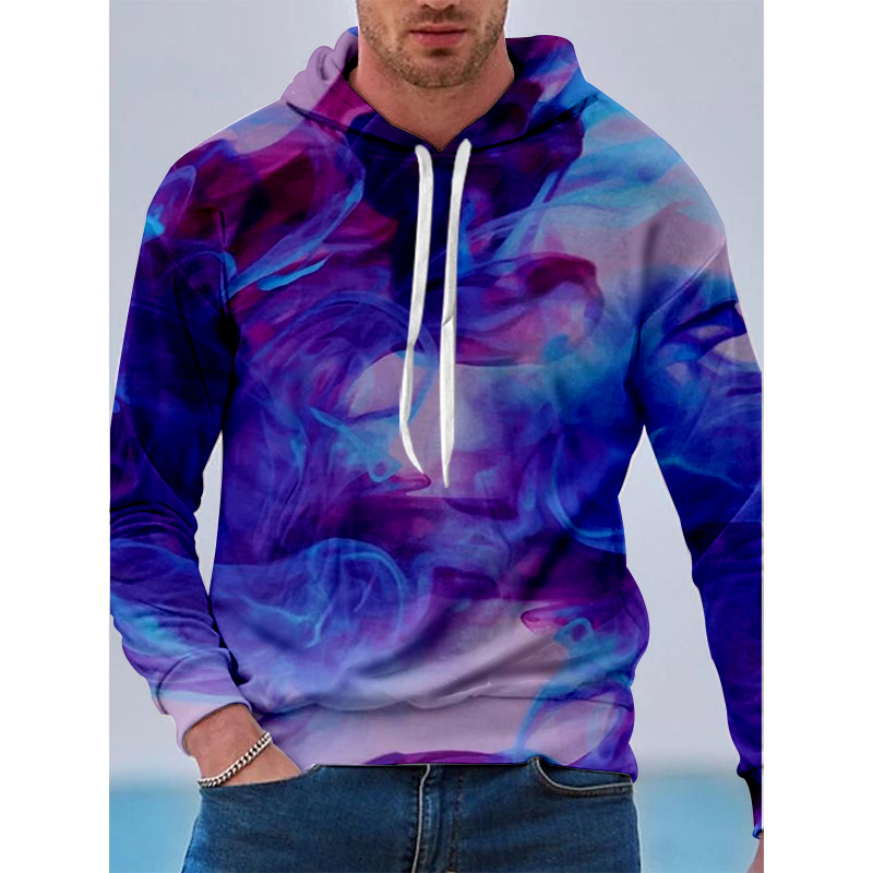 Purple Light Smoke Pattern Men s 3D Printing Hoodie Visual Impact Party Top Punk Gothic Round Neck High Quality American Sweatshirt Hoodie, White
Purple Light Smoke Pattern Men s 3D Printing Hoodie Visual Impact Party Top Punk Gothic Round Neck High Quality American Sweatshirt Hoodie, White
