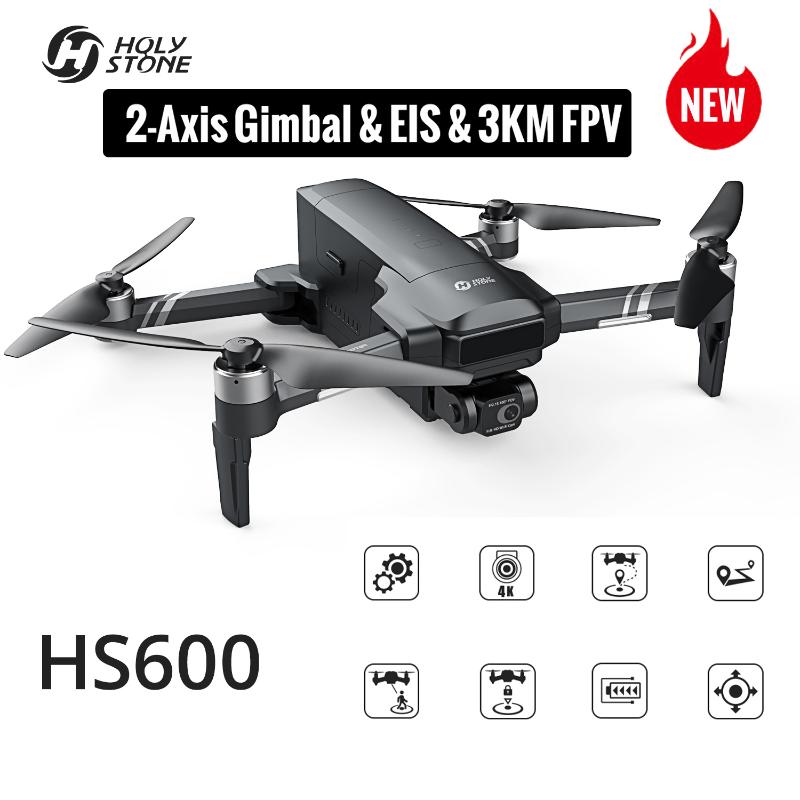 Drones Holy Stone Drone HS600 4K 5G GPS 400M Wifi Live Video FPV Quadrotor Brushless Motors 26 Minutes Flight Time With Bag
Drones Holy Stone Drone HS600 4K 5G GPS 400M Wifi Live Video FPV Quadrotor Brushless Motors 26 Minutes Flight Time With Bag
