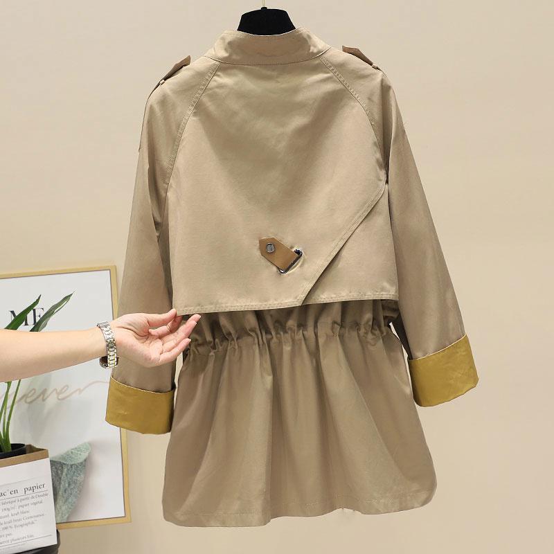 Women's Trench Coats British Style Contrast Color With Cuffs Windbreaker Korean Version Autumn 2021 Loose Fashion Coat For Women, Black
Women's Trench Coats British Style Contrast Color With Cuffs Windbreaker Korean Version Autumn 2021 Loose Fashion Coat For Women, Black