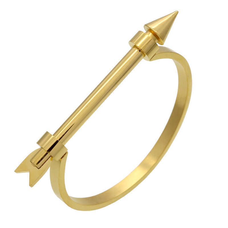 Arrow Bracelet Noeud Armband Gold Colour Bracelets & Bangles for Women Screw Cuff Bracelets Manchette Bangles Pulseir D203 Q0722
Arrow Bracelet Noeud Armband Gold Colour Bracelets & Bangles for Women Screw Cuff Bracelets Manchette Bangles Pulseir D203 Q0722