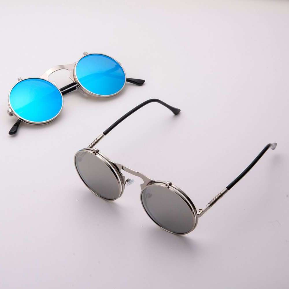 Highend accessories Fashionable Round Frame Doublelayer Flip Metal Women Face Sunglass, Black
Highend accessories Fashionable Round Frame Doublelayer Flip Metal Women Face Sunglass, Black