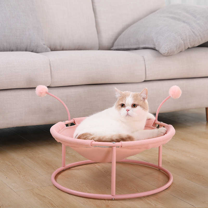 HOOPET Pet Hammock Cats Beds Indoor Cat House Mat for Warm Small Dogs Bed Kitten Window Lounger Cute Sleeping Mats 210713