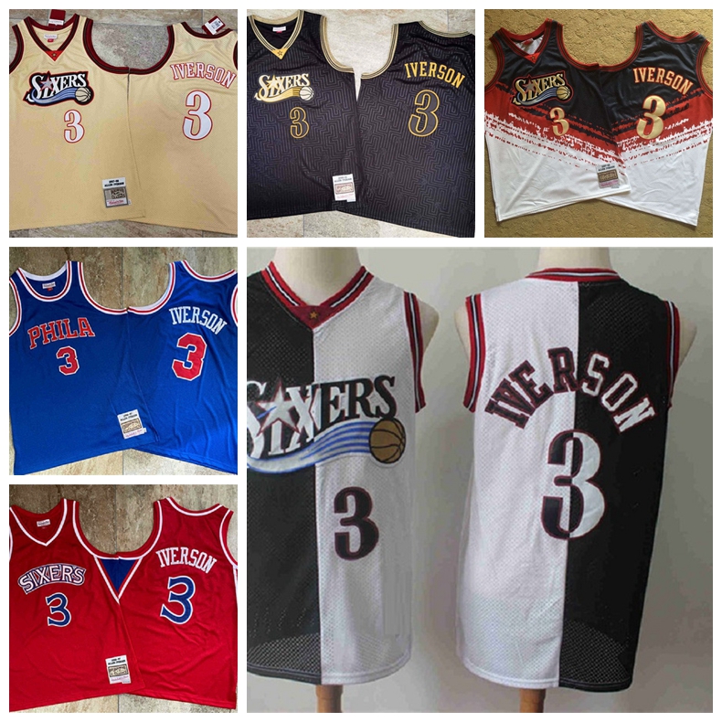 Retro Allen 3 Iverson Men Mitchell & Ness 2000-01 Swingman Basketball Jersey high quality have patch, Black;red
Retro Allen 3 Iverson Men Mitchell & Ness 2000-01 Swingman Basketball Jersey high quality have patch, Black;red