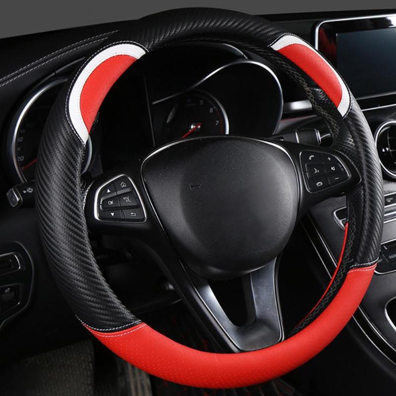 Steering Wheel Covers Fashion Cute Cover Breathable Carbon Fiber Car Universal Decorative Protector For
Steering Wheel Covers Fashion Cute Cover Breathable Carbon Fiber Car Universal Decorative Protector For