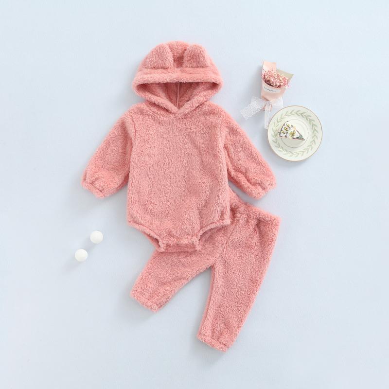 Clothing Sets Autumn Winter 2Pcs Baby Girls Hoodies Rompers Trousers Borns Thick Plush With Cartoon Ears Solid Color Outfits, White
Clothing Sets Autumn Winter 2Pcs Baby Girls Hoodies Rompers Trousers Borns Thick Plush With Cartoon Ears Solid Color Outfits, White
