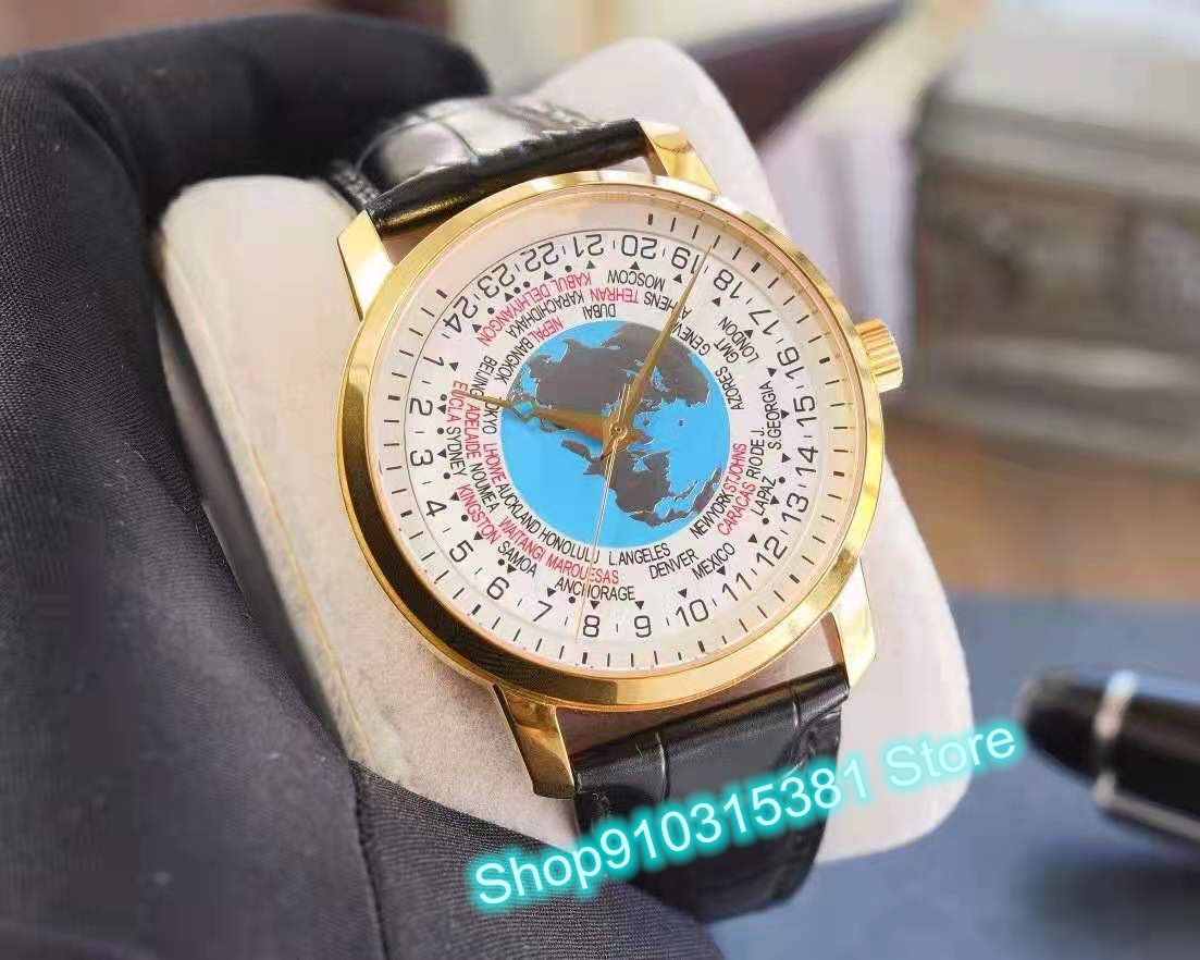 Classic Genuine Leather Men Automatic Mechanical Watch Sapphire Patrimony Traditionnelle World Time Clock 24 Hours Wristwatch
Classic Genuine Leather Men Automatic Mechanical Watch Sapphire Patrimony Traditionnelle World Time Clock 24 Hours Wristwatch