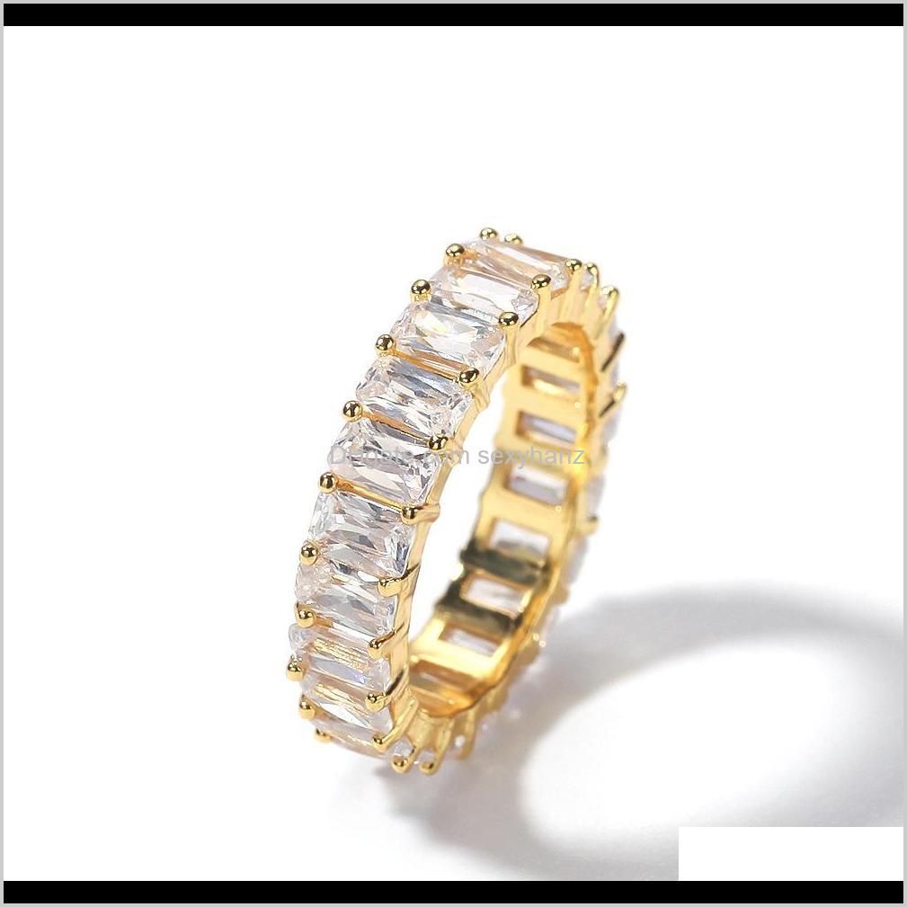 Cluster Rings Jewelry Drop Delivery 2021 Hip Hop Wholesale Clear White Zircon Gold Sier Plated Baguette Cz Ring For Lovers Products Zqwtg, Golden;silver
Cluster Rings Jewelry Drop Delivery 2021 Hip Hop Wholesale Clear White Zircon Gold Sier Plated Baguette Cz Ring For Lovers Products Zqwtg, Golden;silver