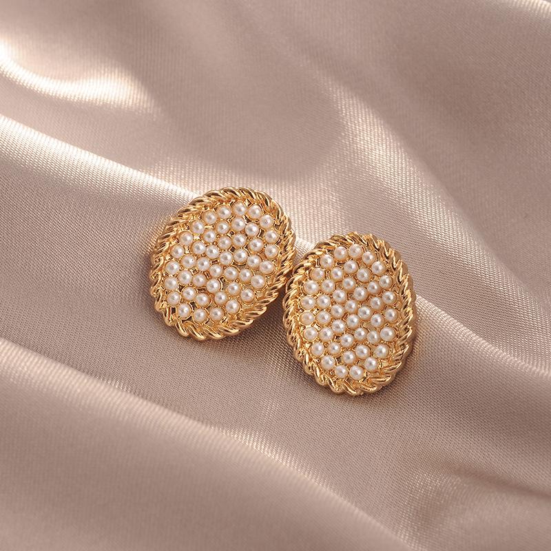 Dangle & Chandelier Imitation Pearl Earrings Winter Fashion Seedpod Of The Totus Ellipse Metal Sweater Coat Matching Girl Gifts For Friend, Silver
Dangle & Chandelier Imitation Pearl Earrings Winter Fashion Seedpod Of The Totus Ellipse Metal Sweater Coat Matching Girl Gifts For Friend, Silver
