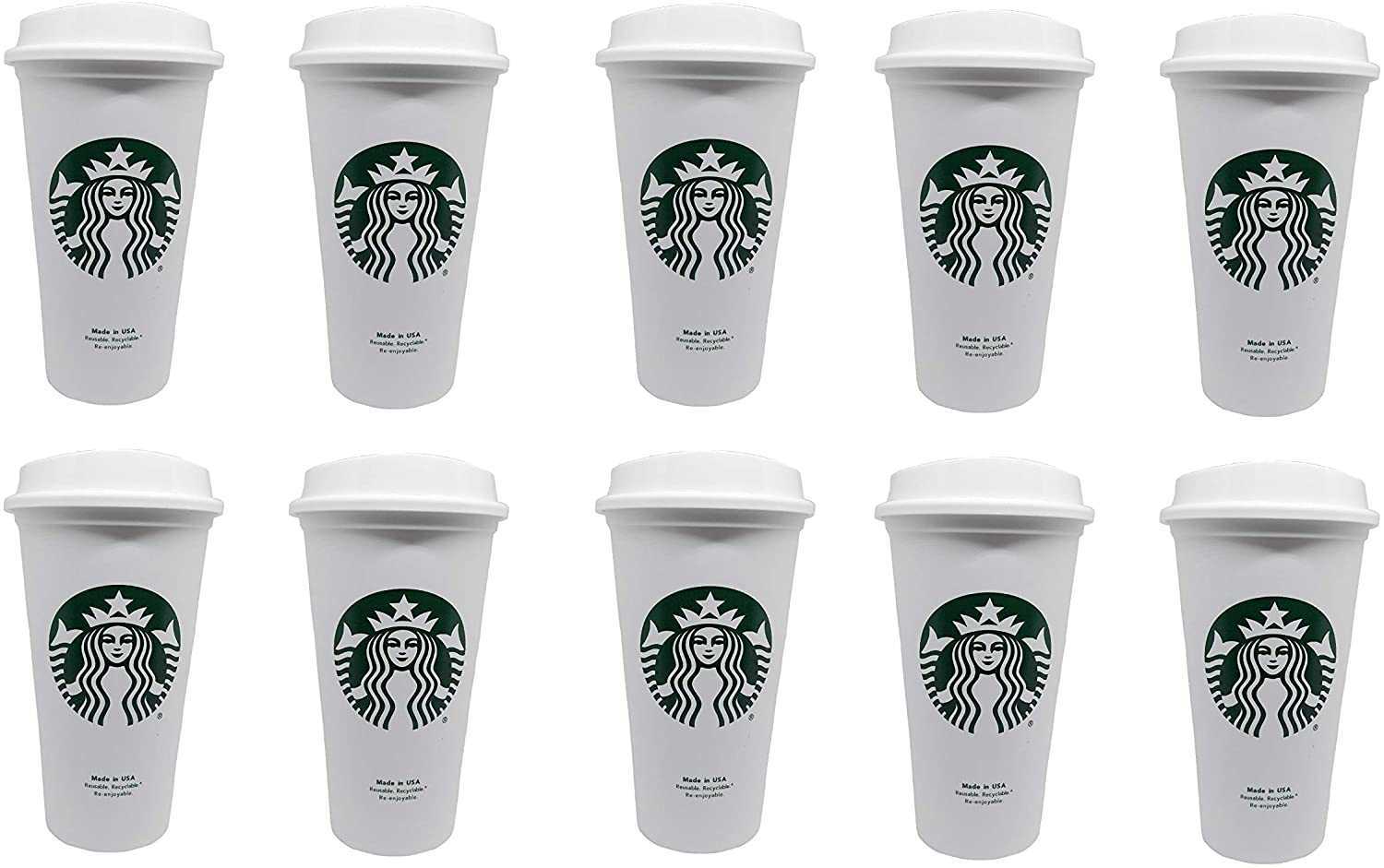 Starbucks Reusable Cup To Go Travel Coffee Tea Tumbler 16 Oz of 3)53WO