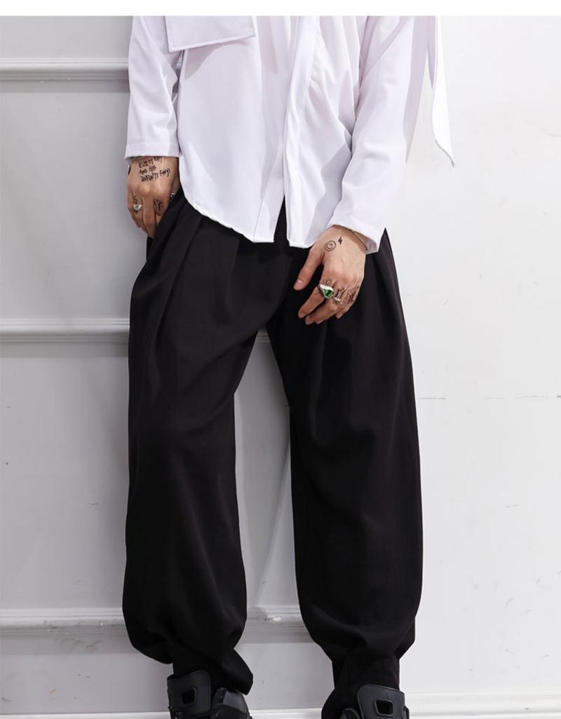 Men's Pants Spring/summer Wide Leg Fashion Casual Harem Large Yamamoto Style