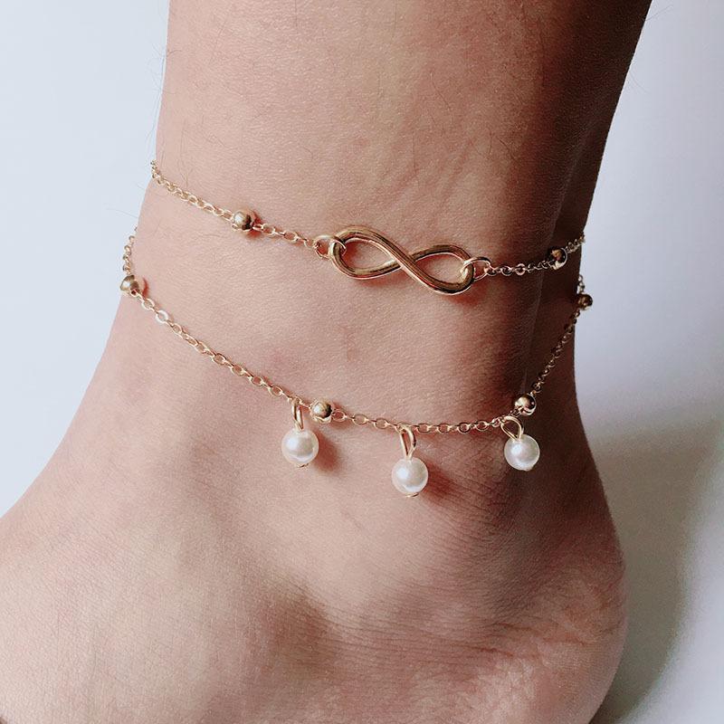 Boho Retro Pearl Anklet Multilayer Foot Chain 2021 Fashion Handcuffs Ankle Bracelet For Women Beach Accessories Gift
Boho Retro Pearl Anklet Multilayer Foot Chain 2021 Fashion Handcuffs Ankle Bracelet For Women Beach Accessories Gift