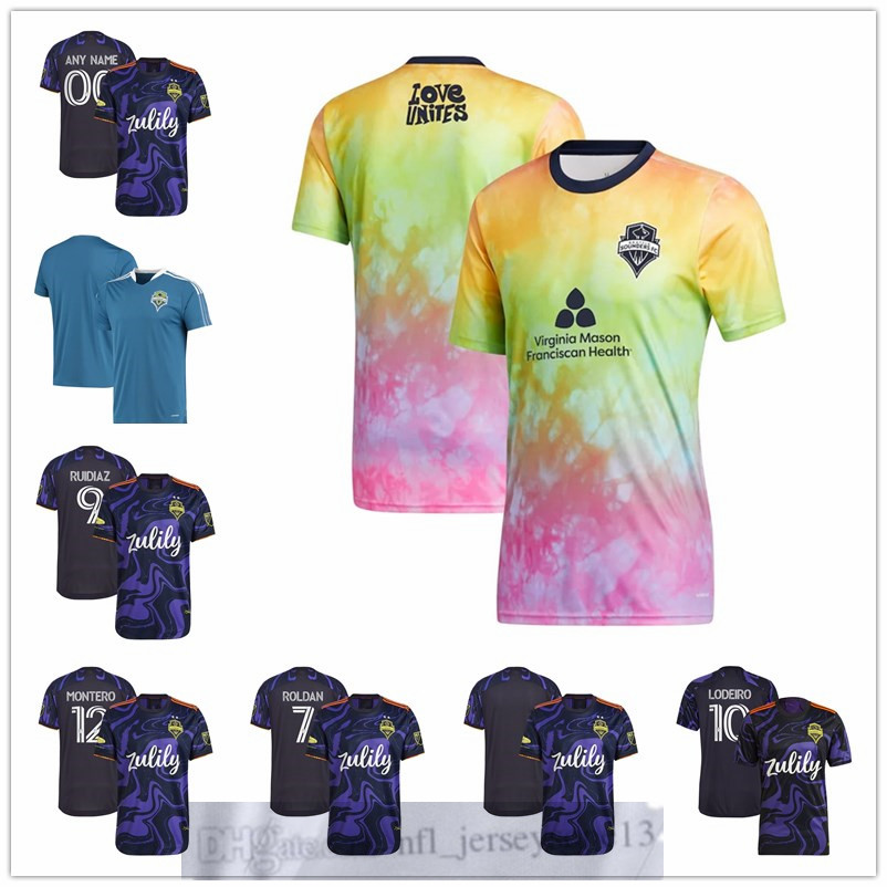 Custom Seattle Mens women youth Sounders FC 9 Raúl Ruidíaz 12 Fredy Montero 10 Nicolás Lodeiro 7 Cristian Roldan Purple 2021 The Jimi Hendrix Kit Authentic Player Jersey
Custom Seattle Mens women youth Sounders FC 9 Raúl Ruidíaz 12 Fredy Montero 10 Nicolás Lodeiro 7 Cristian Roldan Purple 2021 The Jimi Hendrix Kit Authentic Player Jersey