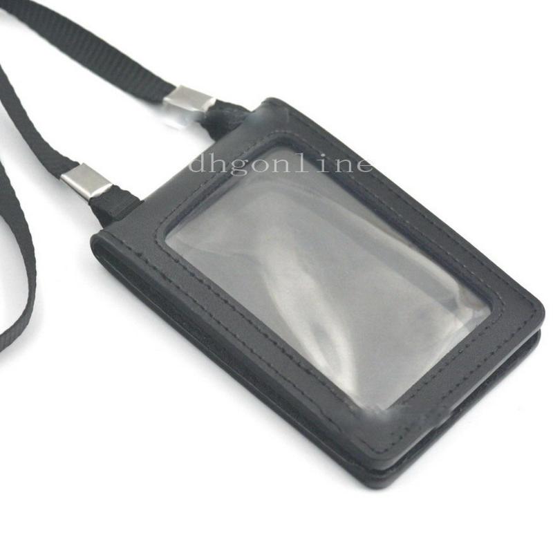 Storage Bags One Or 2 Pcs Business ID Card Holder Badge Genuine Leather Clasp Neck Strap Lanyard Office Black
Storage Bags One Or 2 Pcs Business ID Card Holder Badge Genuine Leather Clasp Neck Strap Lanyard Office Black