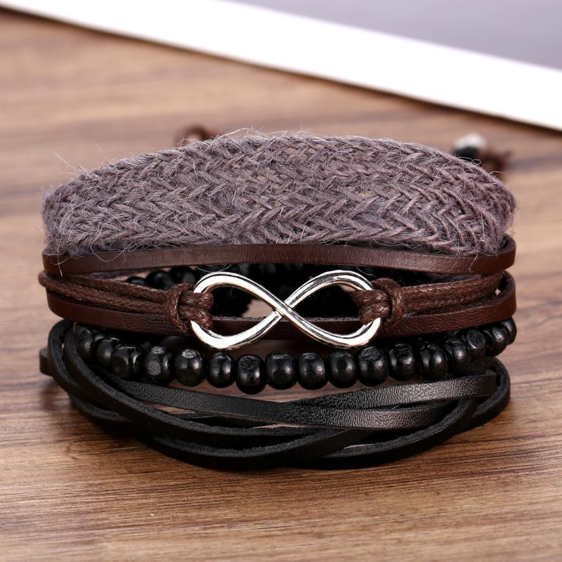 Charm Bracelets Vintage Multilayer Leather Men Adjustable Braid Wrap Viking Bracelet Male DIY Wood Beads Wristband Jewelry Drop Ship
Charm Bracelets Vintage Multilayer Leather Men Adjustable Braid Wrap Viking Bracelet Male DIY Wood Beads Wristband Jewelry Drop Ship