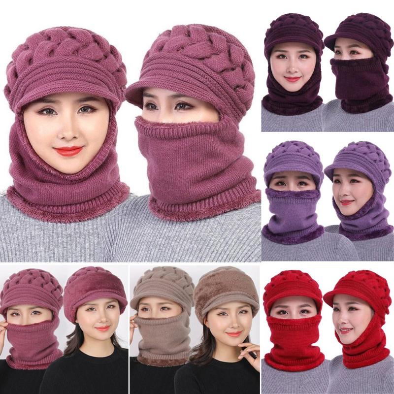 Berets 1Pcs Winter Women Woolen Hat Plus Velvet Thick Warm Windproof Cycling Solid Color Balaclava Beanies Outdoor Scarf Cap, Khaki
Berets 1Pcs Winter Women Woolen Hat Plus Velvet Thick Warm Windproof Cycling Solid Color Balaclava Beanies Outdoor Scarf Cap, Khaki