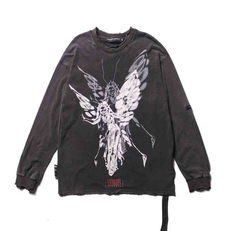 men's hoodies & sweatshirts camiseta de manga longa vintage masculina, camiseta algodão estilo harajuku danificada e gráfica, pulôver c, Black
men's hoodies & sweatshirts camiseta de manga longa vintage masculina, camiseta algodão estilo harajuku danificada e gráfica, pulôver c, Black