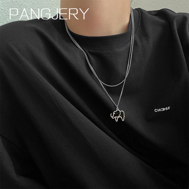 Chains PANGJERY 925 Sterling Silver Elephant Necklaces For Women Vintage Simple INS Fashion Charming Funny Chic Christmas Jewelry Gifts
Chains PANGJERY 925 Sterling Silver Elephant Necklaces For Women Vintage Simple INS Fashion Charming Funny Chic Christmas Jewelry Gifts