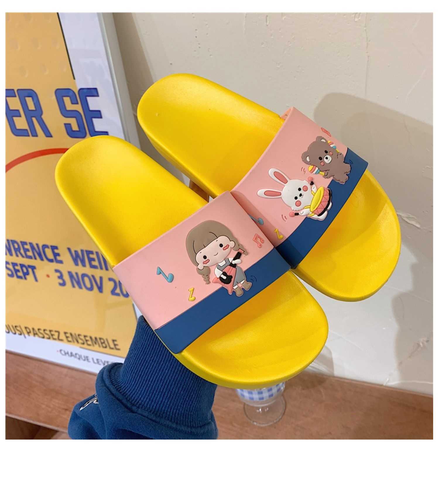 Shoes Slippers Summer Winter Womens Indoor Bathroom Slippers Slides Cartoon Patterns Girls H0827, Yellow
Shoes Slippers Summer Winter Womens Indoor Bathroom Slippers Slides Cartoon Patterns Girls H0827, Yellow
