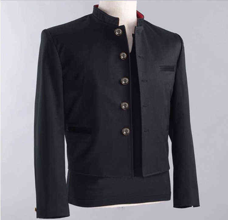 colleges university Japanese school uniform male men's slim blazer chinese tunic suit jacket top man casual 211120