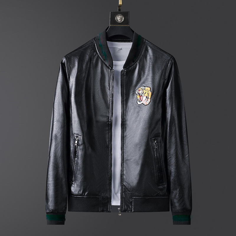 embroidery tiger Faux Leather designer jacket mens Zipper Slim Fit Short hip hop Casual Skull Sport Motorcycle coat Biker Letters fashion Fi, Black;brown
embroidery tiger Faux Leather designer jacket mens Zipper Slim Fit Short hip hop Casual Skull Sport Motorcycle coat Biker Letters fashion Fi, Black;brown