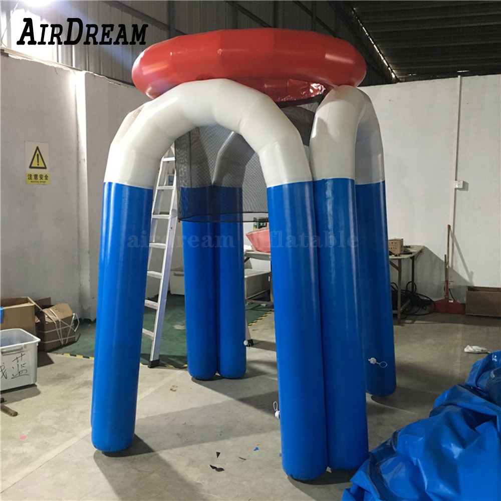 wholesale Custom Giant Inflatable Basketball Hoop ball Shooting Sport Game for backyard party