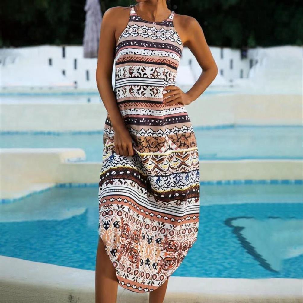 position print maxi robe printed women dress sundress irregular hem summer sleeveless round neck for beach, Black;gray
position print maxi robe printed women dress sundress irregular hem summer sleeveless round neck for beach, Black;gray