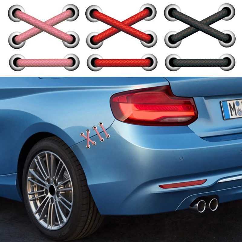 Car Sticker Shoelace Bumper Reflective Car Sticker Creative Body Trunk Decals Decoration Ebike Motorcycle Auto Decal Car
