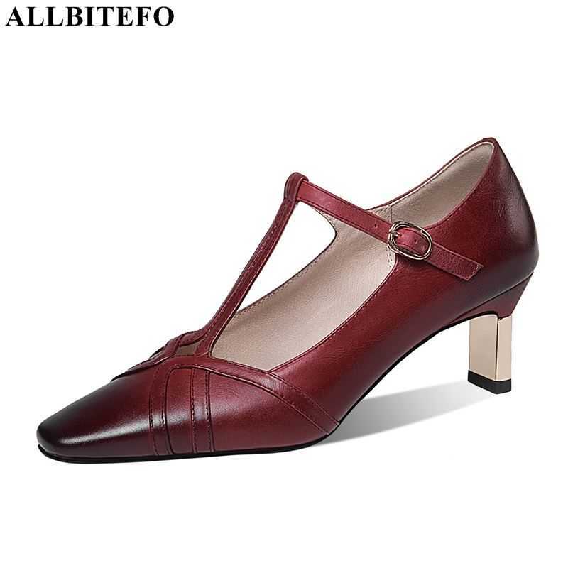 ALLBITEFO fashion brand genuine leather high heel shoes ankle buckle women high heels shoes party women shoes size:33-43 210611, As picture
ALLBITEFO fashion brand genuine leather high heel shoes ankle buckle women high heels shoes party women shoes size:33-43 210611, As picture