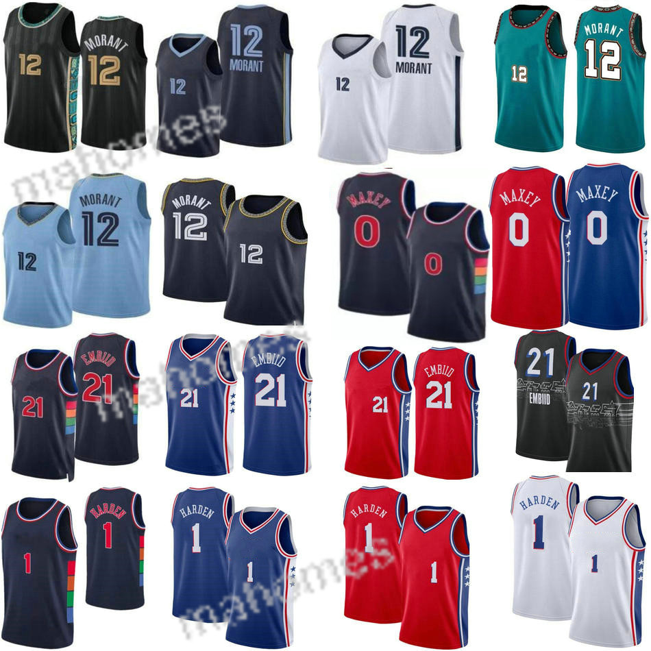 Ja Morant Tyrese Maxey Jersey Harden James Basketball Joel Embiid Allen Iverson 2022 Jerseys City Shirts, Black;red
Ja Morant Tyrese Maxey Jersey Harden James Basketball Joel Embiid Allen Iverson 2022 Jerseys City Shirts, Black;red