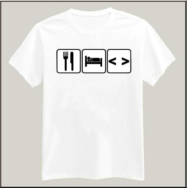 fashion eat sleep code women t shirts print cotton casual tee big size hipster latest drop ship tz203 739, White
fashion eat sleep code women t shirts print cotton casual tee big size hipster latest drop ship tz203 739, White