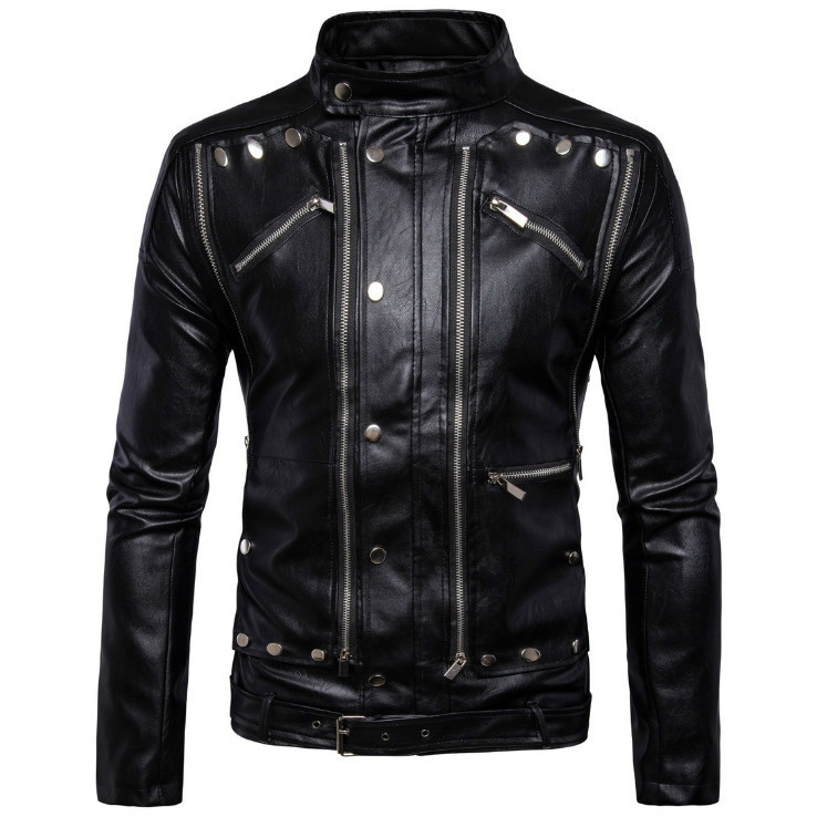 Men's Leather & Faux High quality 2021 Multiple motorcycle zipper leather jackets of men collar plus size -5XL plutonium, Black
Men's Leather & Faux High quality 2021 Multiple motorcycle zipper leather jackets of men collar plus size -5XL plutonium, Black