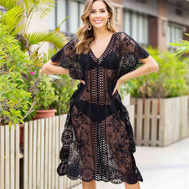 Swimsuit Cover Up Lace Black White Knitted Beach Dress Long Robe Fishnet Tunic Salida De Playa Mujer Coverups 210722, Purple
Swimsuit Cover Up Lace Black White Knitted Beach Dress Long Robe Fishnet Tunic Salida De Playa Mujer Coverups 210722, Purple