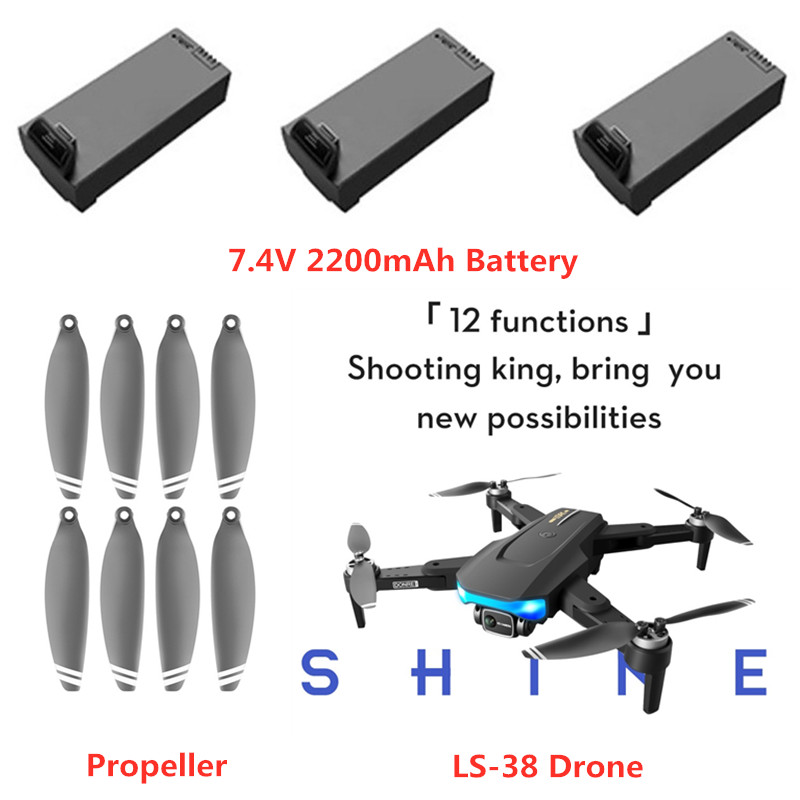 LSRC LS38 GPS Brushless 6K RC Drone Spare Parts 2200MAH Battery Propeller USB Line LS 38 LS-38 Accessories And Blades usb
LSRC LS38 GPS Brushless 6K RC Drone Spare Parts 2200MAH Battery Propeller USB Line LS 38 LS-38 Accessories And Blades usb