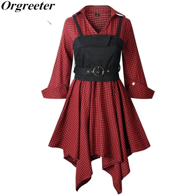 Spring Summer Two piece Set Women Casual Breast wrap Vest + Plaid Long Sleeve Irregular Hem Dress Suit Office Lady Outfits 210525, Red
Spring Summer Two piece Set Women Casual Breast wrap Vest + Plaid Long Sleeve Irregular Hem Dress Suit Office Lady Outfits 210525, Red