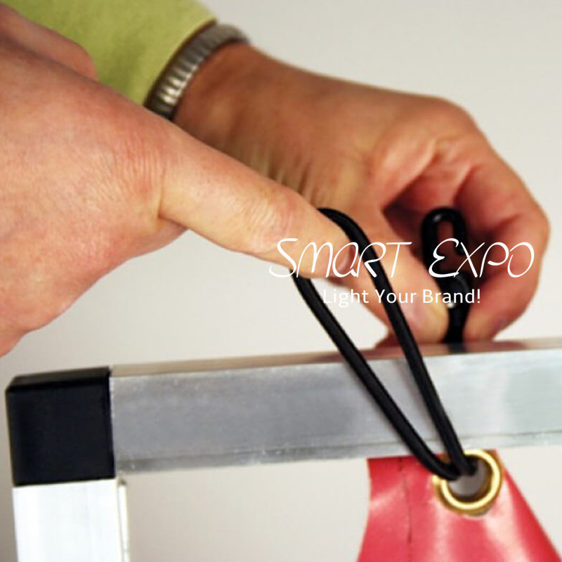 Outdoor Monsoon A Frame Banner Advertising Display (100*250cm) with Double Vinyl Printing Portable Carry Bag