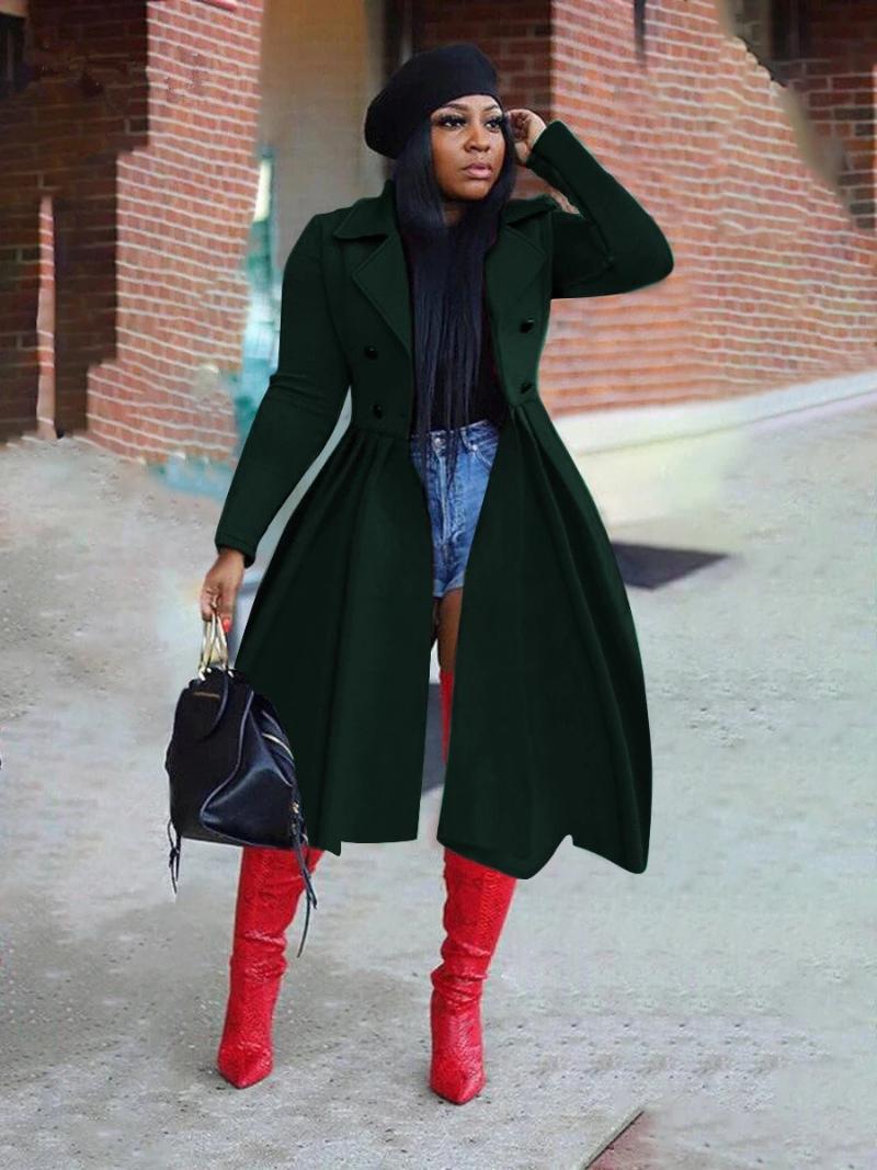 Women's Trench Coats 2021 European And American Long Sleeve Windbreaker Standard Size Solid Double Breasted Lapel Coat, Tan;black
Women's Trench Coats 2021 European And American Long Sleeve Windbreaker Standard Size Solid Double Breasted Lapel Coat, Tan;black