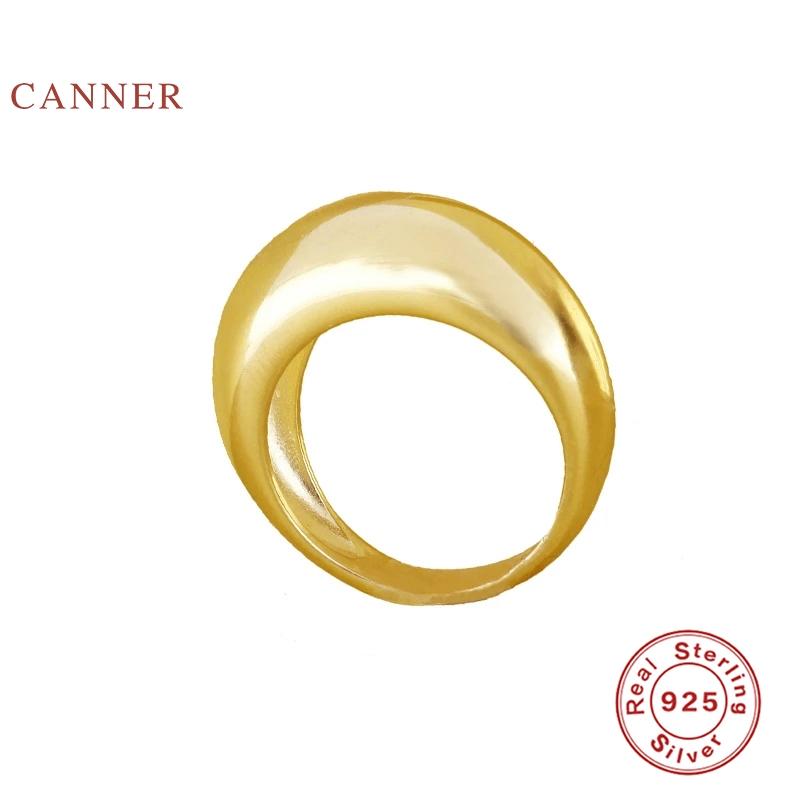 Cluster Rings CANNER Bright Surface Versatile Simple Ring S925 Sterling Silver Luxury Fine Jewelry For Women Anillos Wedding Bijoux, Golden;silver
Cluster Rings CANNER Bright Surface Versatile Simple Ring S925 Sterling Silver Luxury Fine Jewelry For Women Anillos Wedding Bijoux, Golden;silver