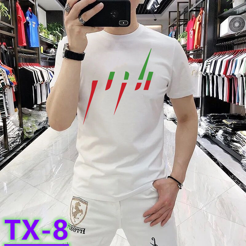 Summer Men's and Women's T-Shirts Cotton Shirts Top Breathable Street Fashion Patterns High Quality Short Sleeve US Size Apparel
Summer Men's and Women's T-Shirts Cotton Shirts Top Breathable Street Fashion Patterns High Quality Short Sleeve US Size Apparel