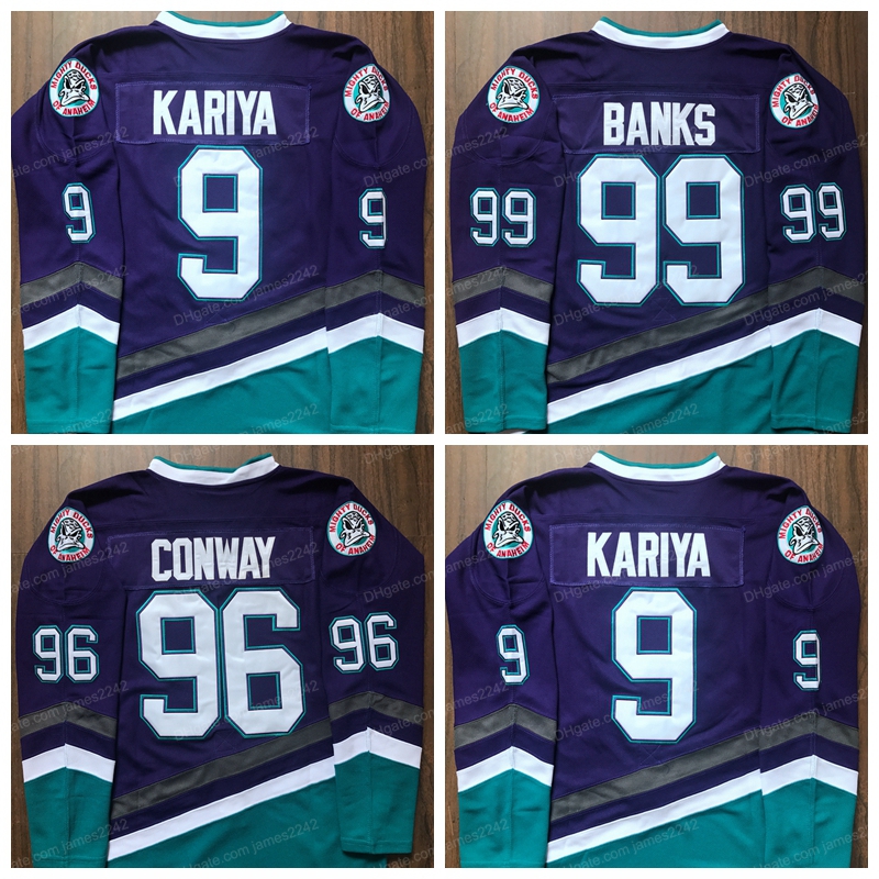 Paul Kariya 9 Mighty Ducks Hockey Jerseys 96 Charlie Conway 99 Adam Banks Jersey Of Anaheim Movie Men's Stitched Purple, 99#purple
Paul Kariya 9 Mighty Ducks Hockey Jerseys 96 Charlie Conway 99 Adam Banks Jersey Of Anaheim Movie Men's Stitched Purple, 99#purple