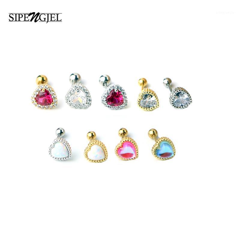 Stud SIPENGJEL Stainless Steel Heart Earrings Cartilage Tragus Conch Screw Piercing For Women Jewelry, Golden;silver
Stud SIPENGJEL Stainless Steel Heart Earrings Cartilage Tragus Conch Screw Piercing For Women Jewelry, Golden;silver