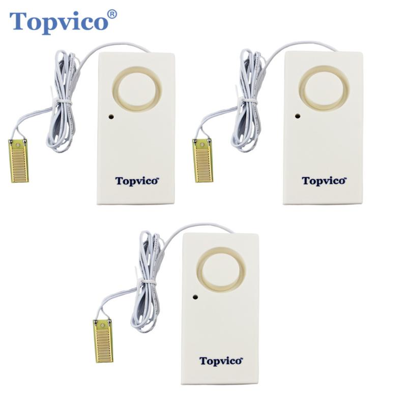 Alarm Systems Topvico 3pcs Water Leak Detector Sensor Leakage Detection 130dB Alert Wireless Home Security System
Alarm Systems Topvico 3pcs Water Leak Detector Sensor Leakage Detection 130dB Alert Wireless Home Security System